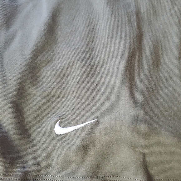 Nike womens tight fit midrise cotton bike shorts olive green size 2X - Picture 5 of 5